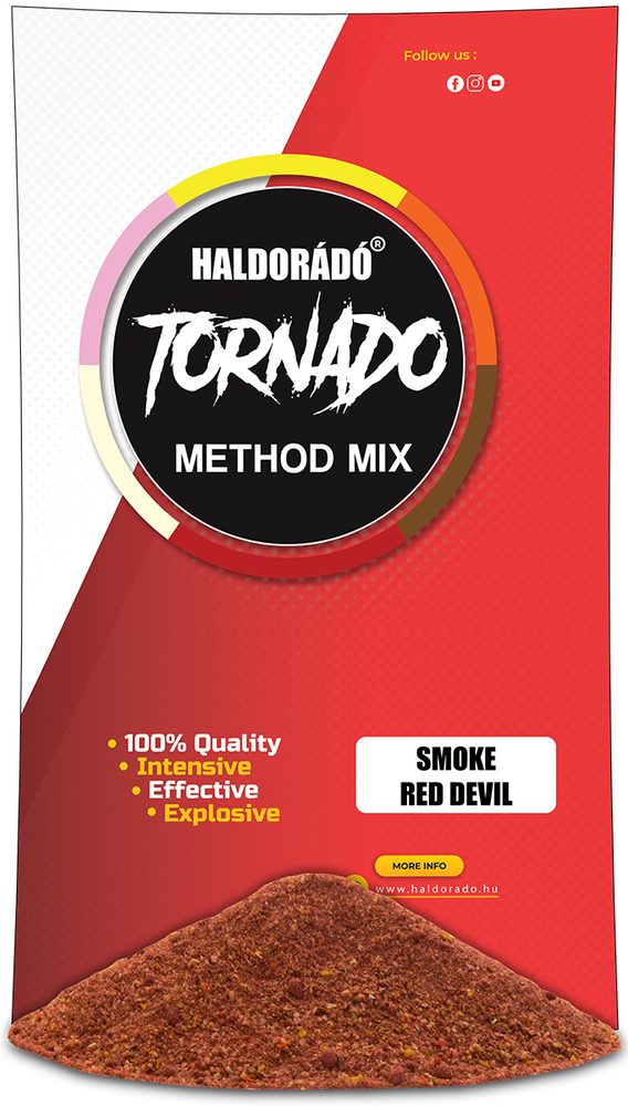 Haldorádó Method Mix Tornado Smoke 500g - Red Devil