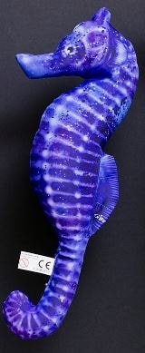 Gaby Polštář Mořský koník mini - Modrý 40 cm