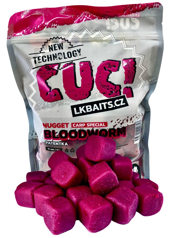 E-shop LK Baits CUC! Nugget Carp 17mm 1kg - Bloodworm,LK Baits CUC! Nugget Carp 17mm 1kg - Bloodworm