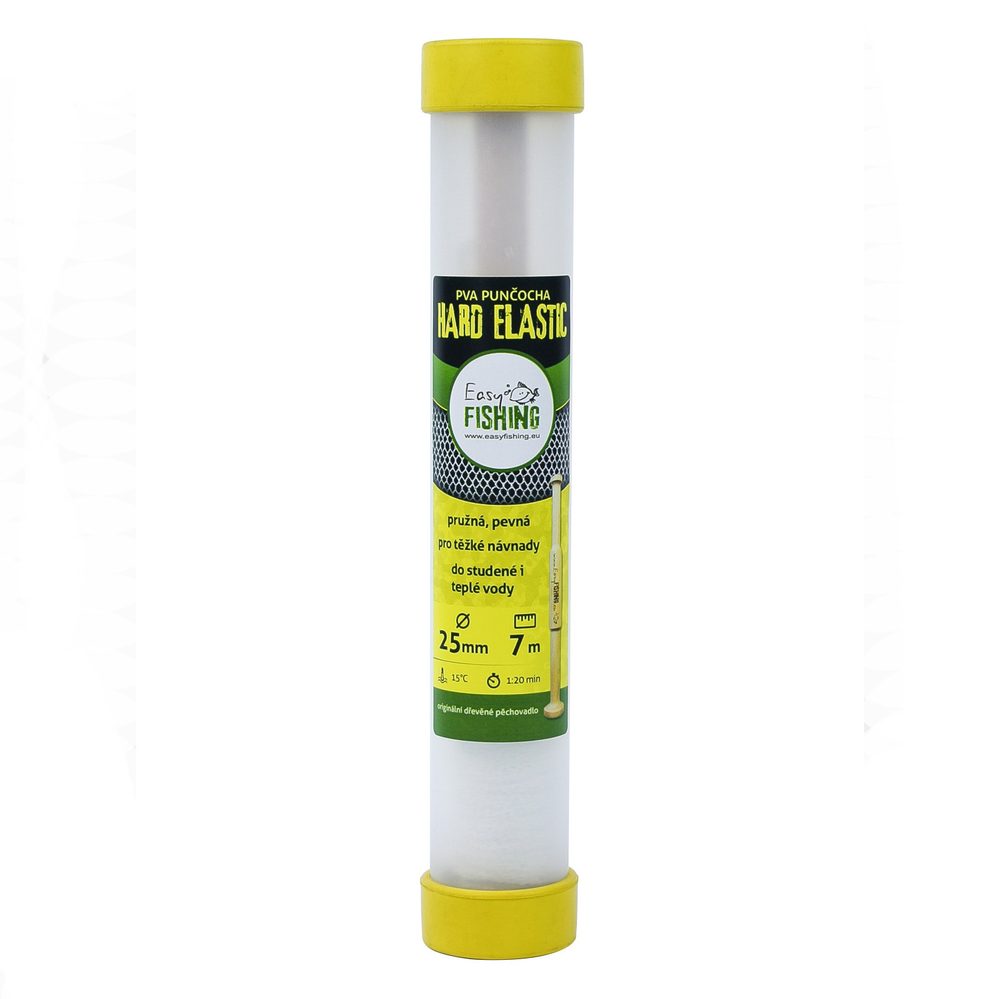 Fotografie EasyFISHING PVA punčocha komplet Elastic Hard 7m - 25mm