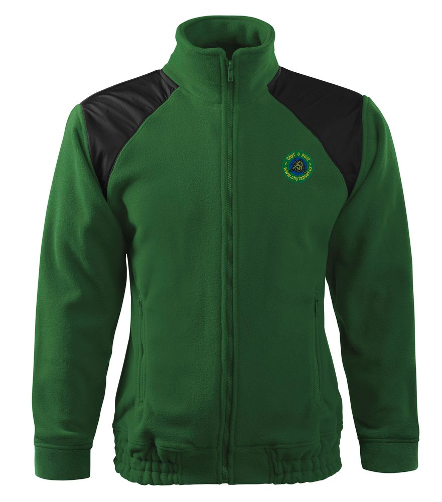 E-shop Chyť a pusť rybářská bunda Fleece zelená Hi-Q,Chyť a pusť rybářská bunda Fleece zelená Hi-Q