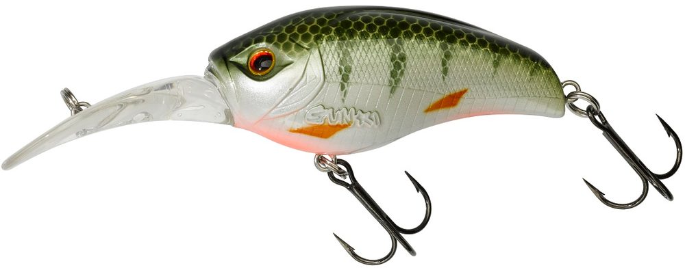 Gunki Wobler Gigan F Green Perch - 5,5cm plovoucí