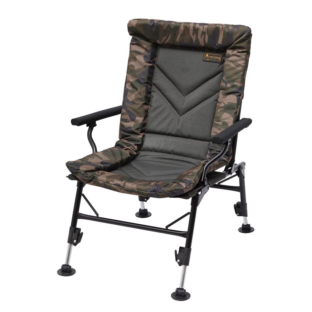 E-shop Prologic Křeslo Avenger Comfort Camo Chair W/Armrests & Covers