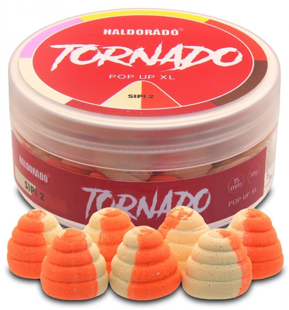 E-shop Haldorádó Pop-Up Nástraha Tornado XL 15mm 30g - Sipi2 Pomeranč-Skořice,Haldorádó Pop-Up Nástraha Tornado XL 15mm 30g - Sipi2 Pomeranč-Skořice