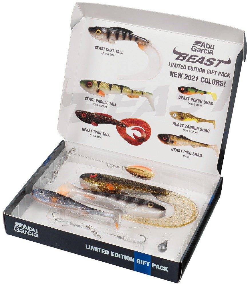 Abu Garcia Limitované Vánoční balení nástrah Beast Gift Pack 6 ks LTD 2021 Clear Water