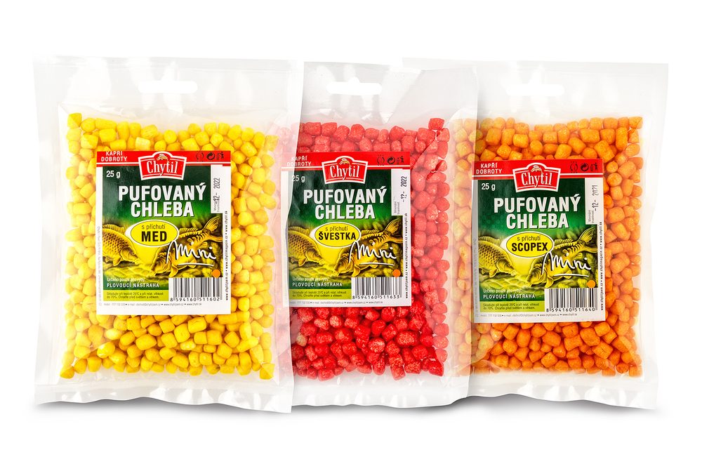 E-shop Chytil Pufovaný chleba mini 25g - Krill,Chytil Pufovaný chleba mini 25g - Krill