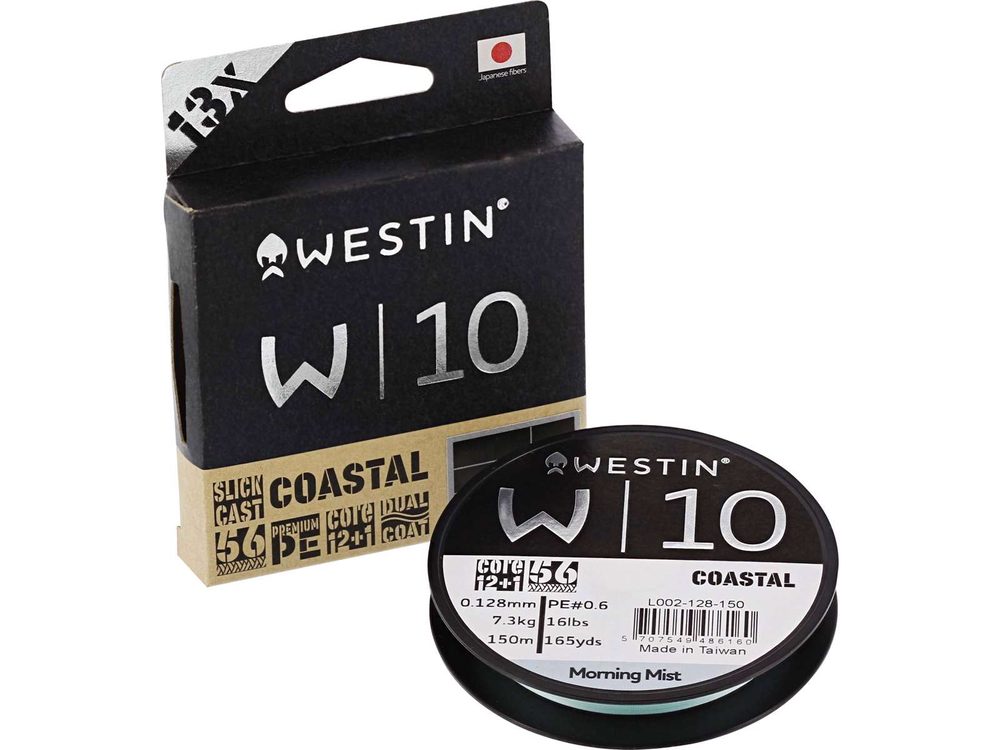E-shop Westin Splétaná Šňůra W10 13 Braid Coastal Morning Mist 150m - 0,08mm,Westin Splétaná Šňůra W10 13 Braid Coastal Morning Mist 150m - 0,08mm