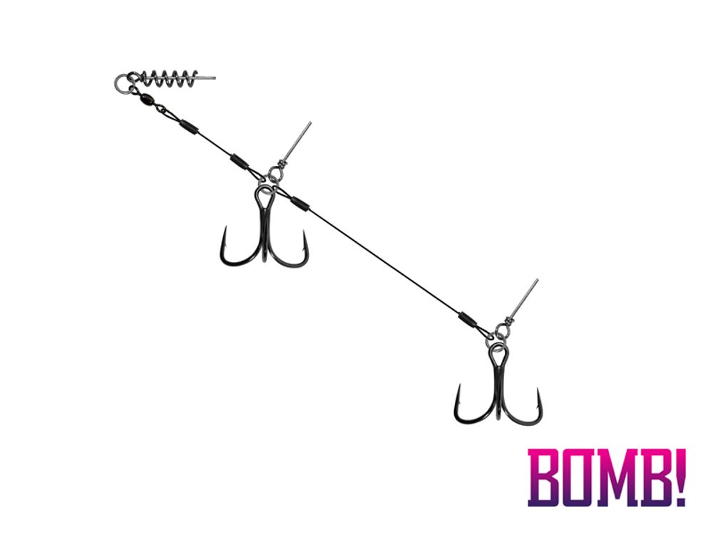 E-shop Delphin Návazec Bomb! Twisto MultiTRAP 1ks - #1/0 / 12cm / 18 kg,Delphin Návazec Bomb! Twisto MultiTRAP 1ks - #1/0 / 12cm / 18 kg