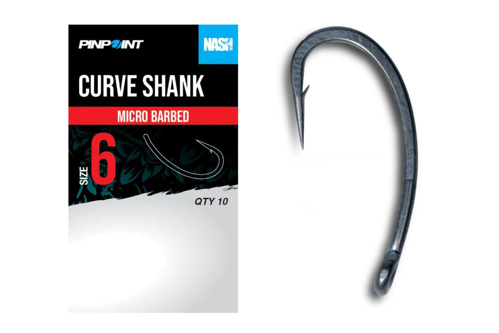 Nash Háčky Curve Shank Micro Barbed 10ks - vel.4,Nash Háčky Curve Shank Micro Barbed 10ks - vel.4