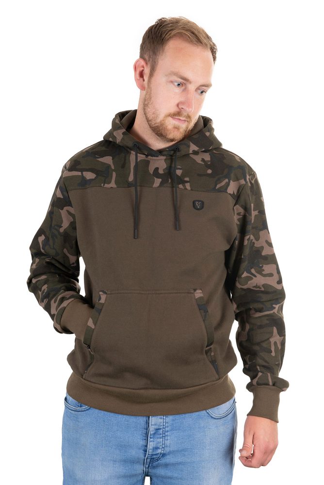 Fox Mikina Khaki/Camo Hoody - XXL