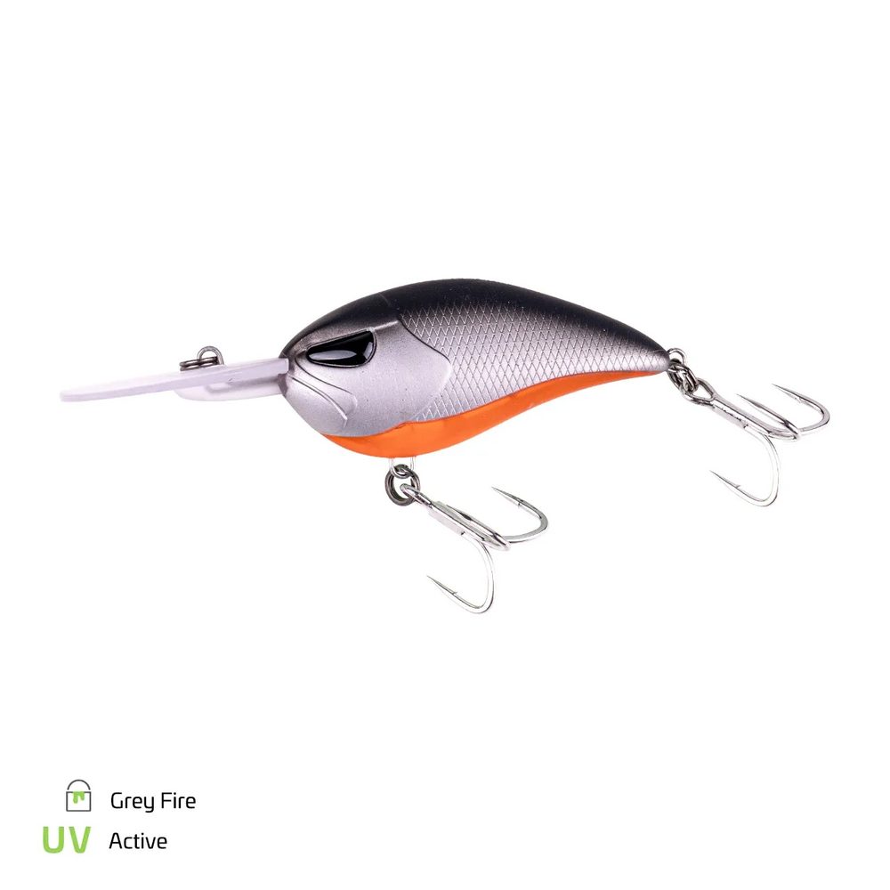 E-shop Zeck Wobler Cat Crank 7,5cm / 4,5m F - Grey Fire,Zeck Wobler Cat Crank 7,5cm / 4,5m F - Grey Fire