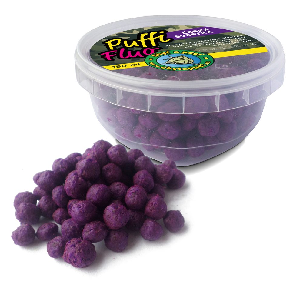Fotografie Chyť a pusť Puffi fluo 150ml - Česká švestka