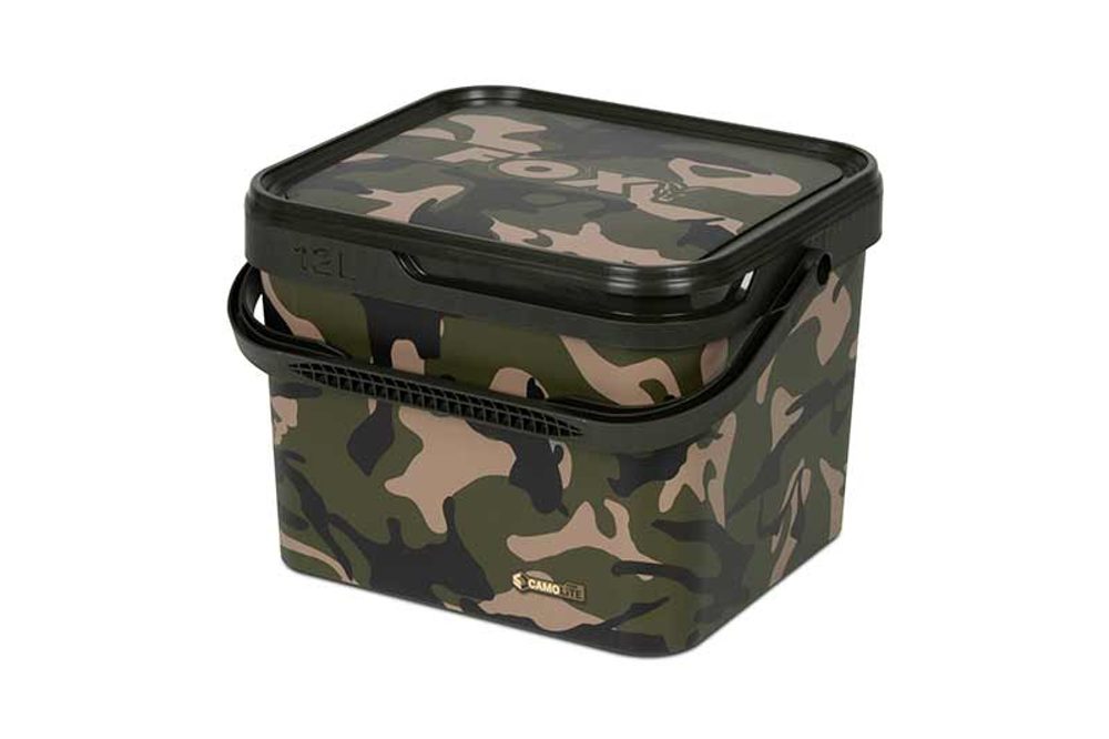 E-shop Fox Kbelík Camo Bucket 12l,Fox Kbelík Camo Bucket 12l