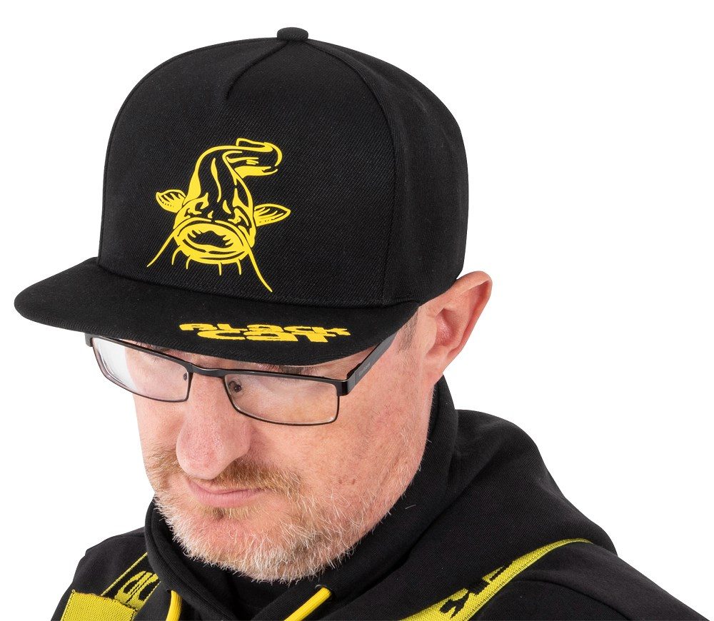 E-shop Black Cat Kšiltovka Black Flat Peak Cap,Black Cat Kšiltovka Black Flat Peak Cap