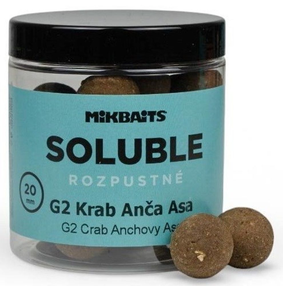 E-shop Mikbaits Rozpustné boilies Soluble G2 Krab Ančovička Asa 250ml,Mikbaits Rozpustné boilies Soluble G2 Krab Ančovička Asa 250ml