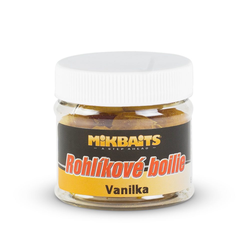 E-shop Mikbaits Rohlíkové boilie 50ml - Vanilka,Mikbaits Rohlíkové boilie 50ml - Vanilka