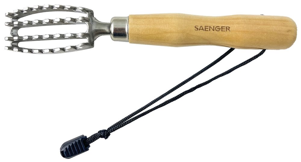 E-shop Saenger Škrabka na šupiny s dřevěnou rukojetí,Saenger Škrabka na šupiny s dřevěnou rukojetí