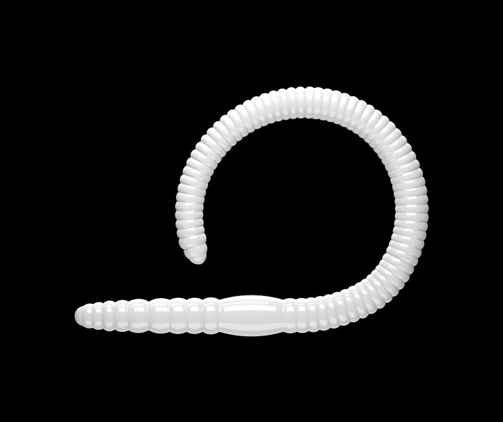 Libra Lures Flex Worm 9,5cm 10ks - Silver Pearl