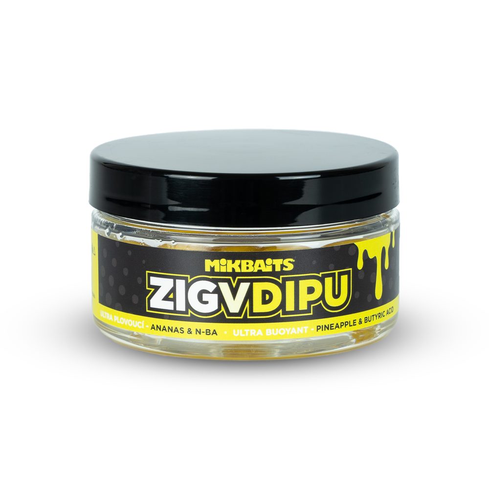 Mikbaits Plovoucí boilie Zig v dipu Ultra plovoucí 15mm - Ananas N-BA