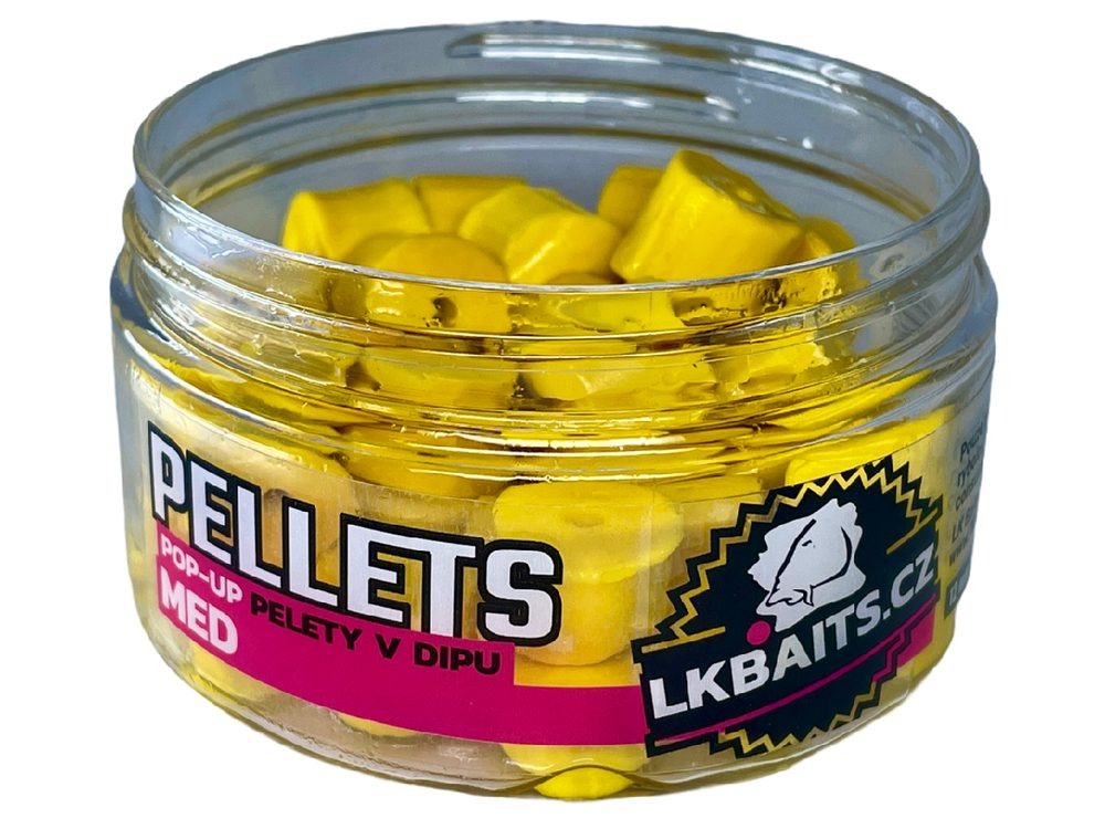 E-shop LK Baits Pop-up Pelety v dipu Med 40g - 12mm,LK Baits Pop-up Pelety v dipu Med 40g - 12mm