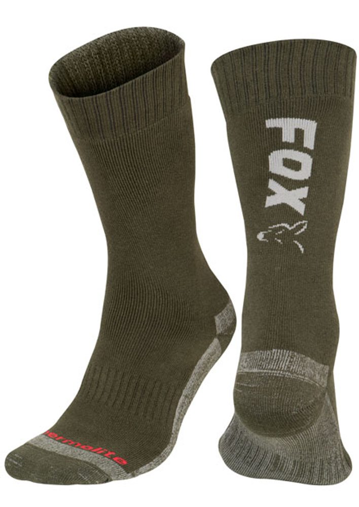 Fotografie Fox Ponožky Collection Thermolite long sock Green/Silver - 40-43