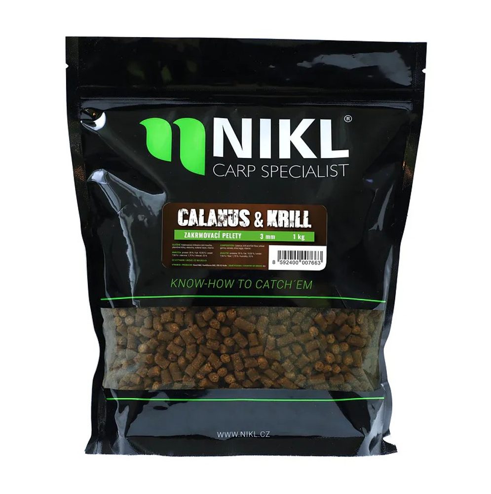 E-shop Nikl Pelety Calanus & Krill 1kg - 18mm,Nikl Pelety Calanus & Krill 1kg - 18mm