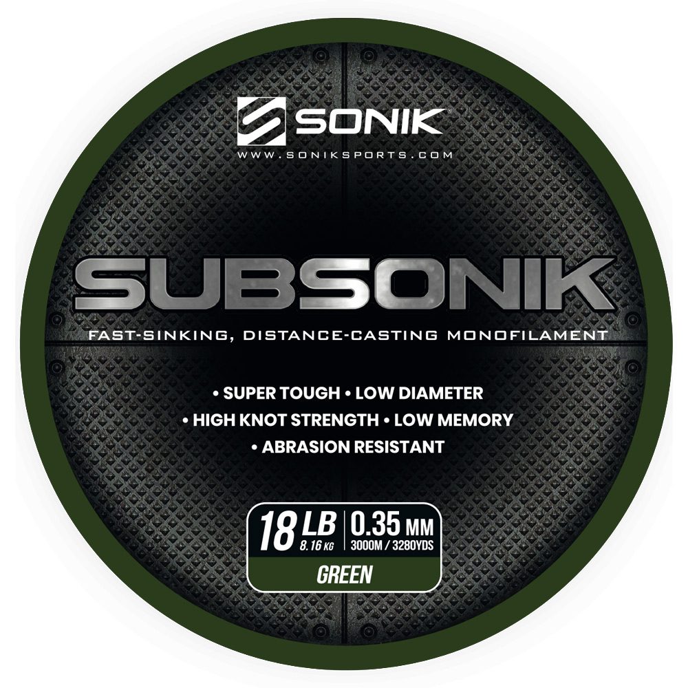 E-shop Sonik Vlasec Subsonik Green 3000m - 0,35mm,Sonik Vlasec Subsonik Green 3000m - 0,35mm