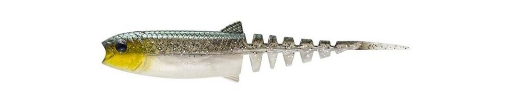 Savage Gear Gumová nástraha Cannibal Minnow V-Tail Green SLVR,Savage Gear Gumová nástraha Cannibal Minnow V-Tail Green SLVR