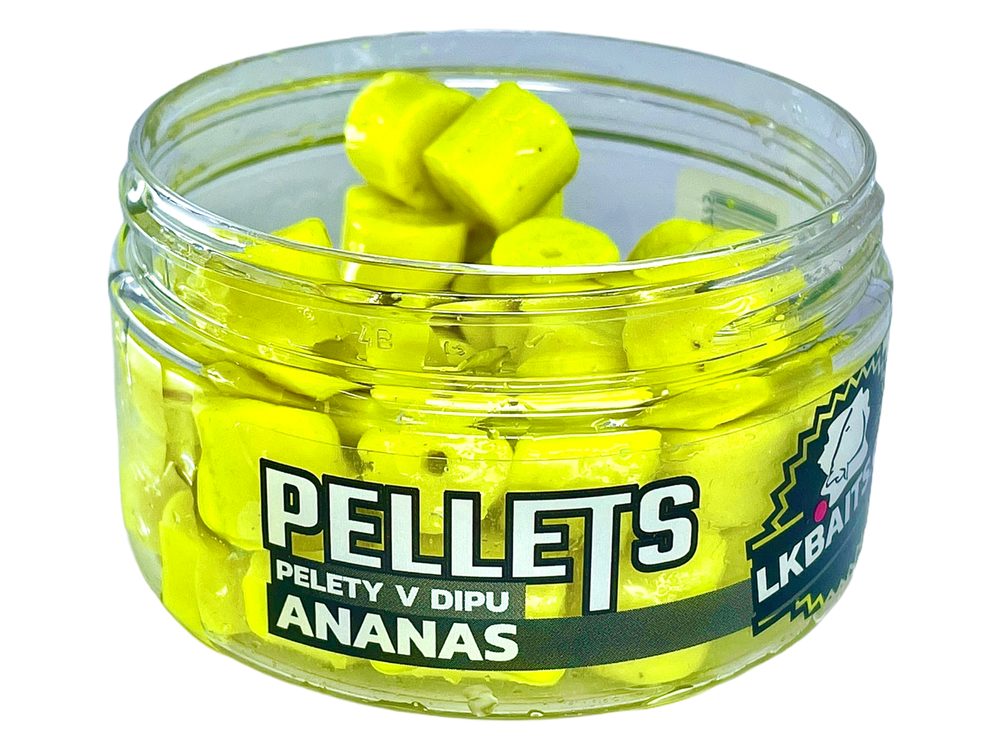 Fotografie LK Baits Pelety v dipu Ananas 60g - 12mm