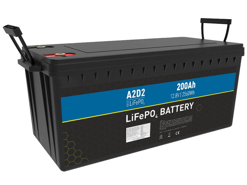 A2D2 Baterie LiFePO4 12,8V 200Ah M8,A2D2 Baterie LiFePO4 12,8V 200Ah M8