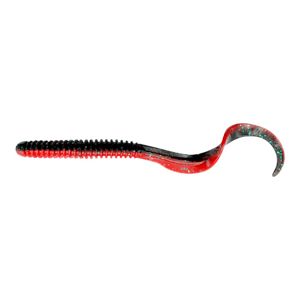 Savage Gear Gumová nástraha Rib Worm Red N Black 10ks - 9cm 3g