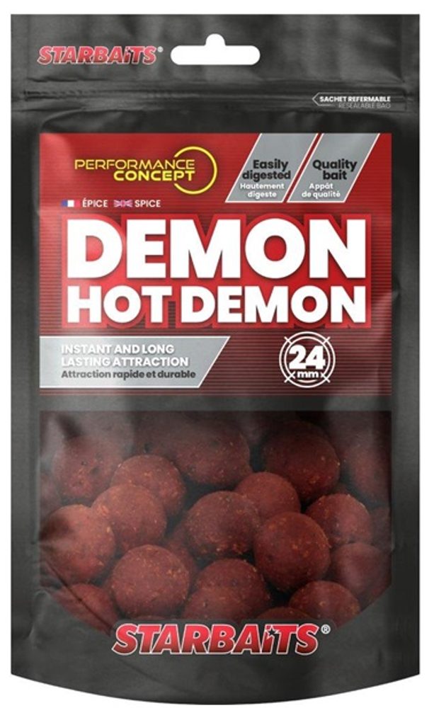 Starbaits Boilies Hot Demon 200g - 24mm