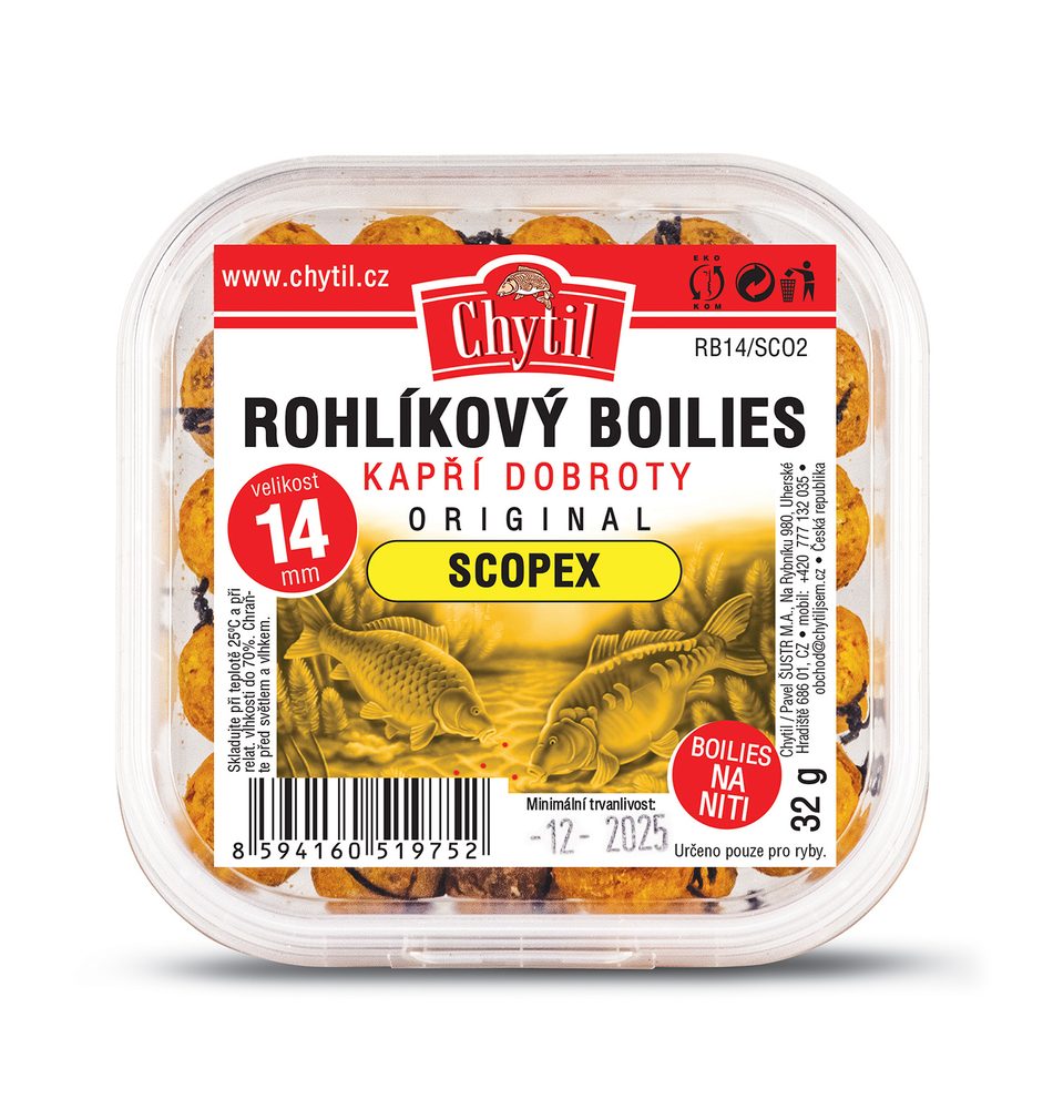 E-shop Chytil Rohlíkový boilies 14mm 32g - Amur,Chytil Rohlíkový boilies 14mm 32g - Amur