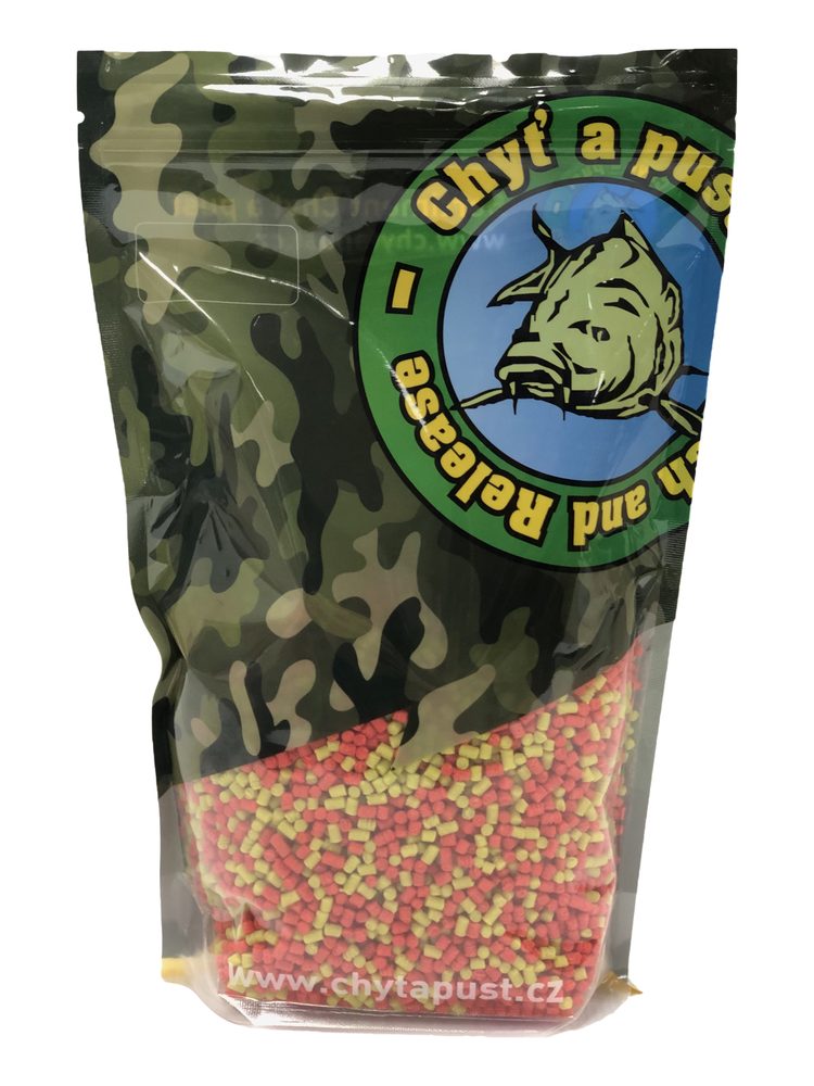 Chyť a pusť Pelety Fluo Mini signal PVA Mix 3mm 900g - Ovocné