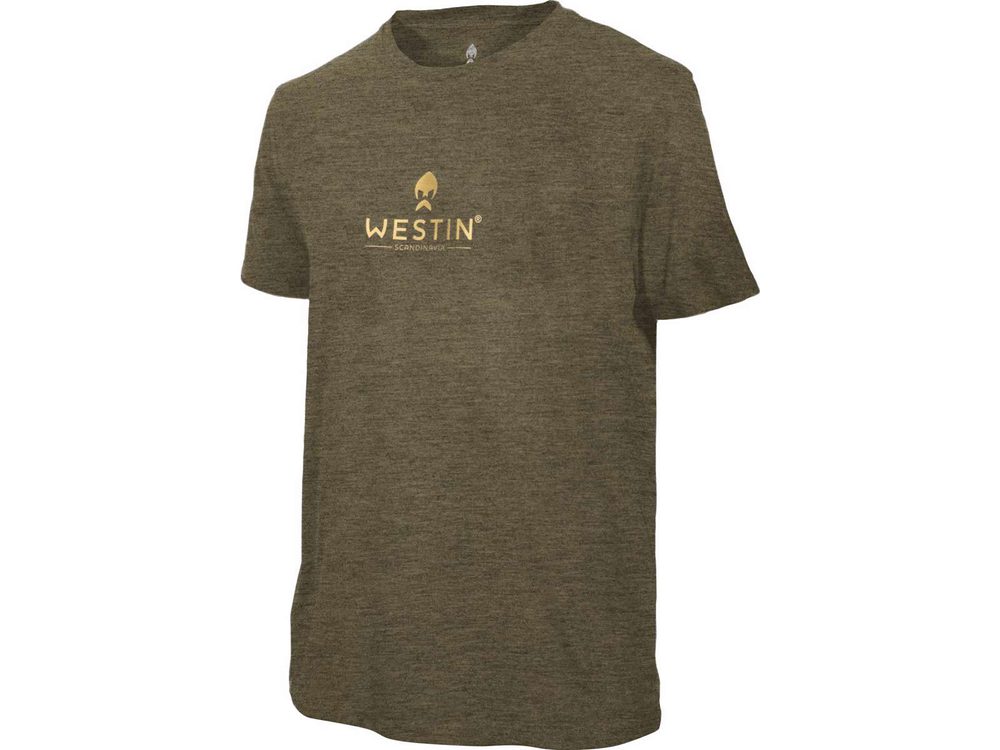 Westin Triko Style T-Shirt Moss Melange - XXXL