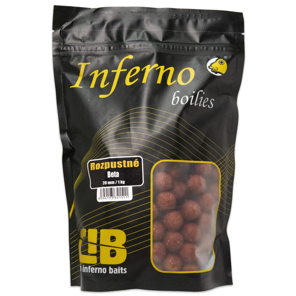 Fotografie Carp Inferno Rozpustné Boilies Hot Line Beta - 20mm 1kg