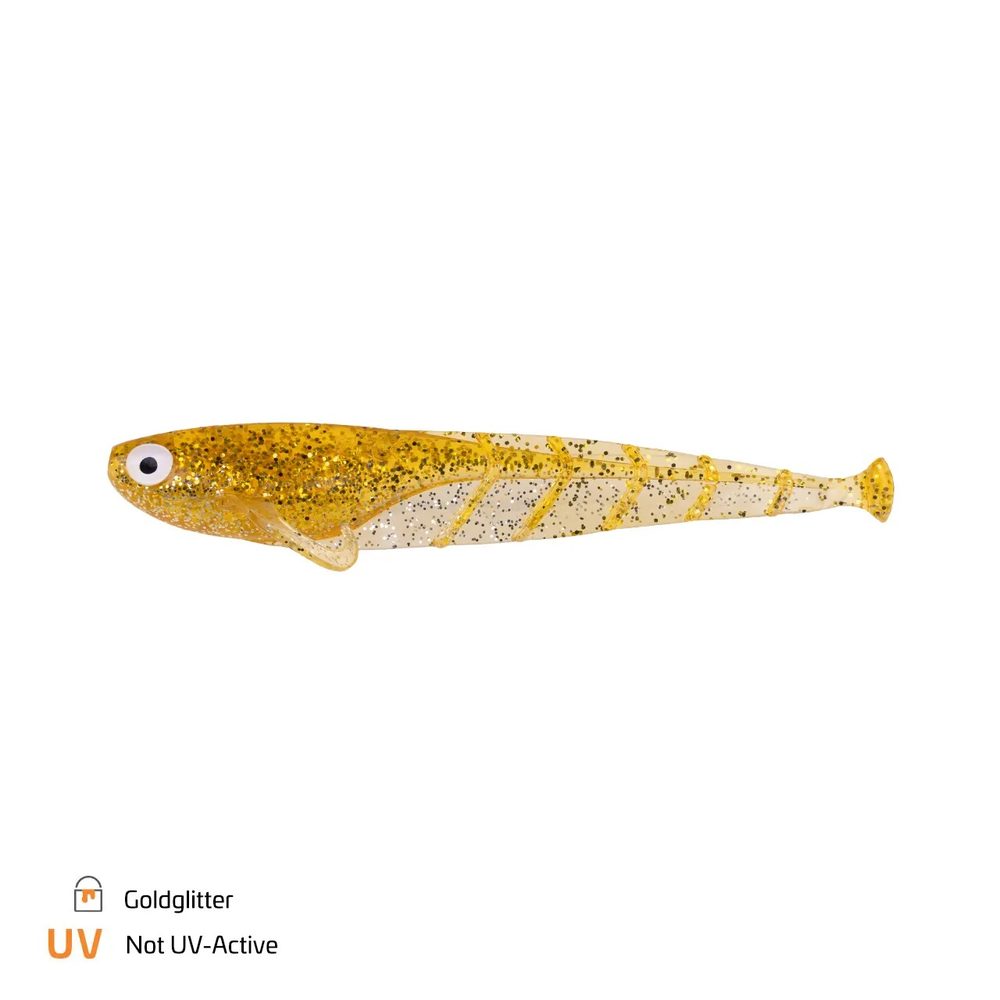E-shop Zeck Gumová nástraha Zander Quappie 15cm - Goldglitter,Zeck Gumová nástraha Zander Quappie 15cm - Goldglitter