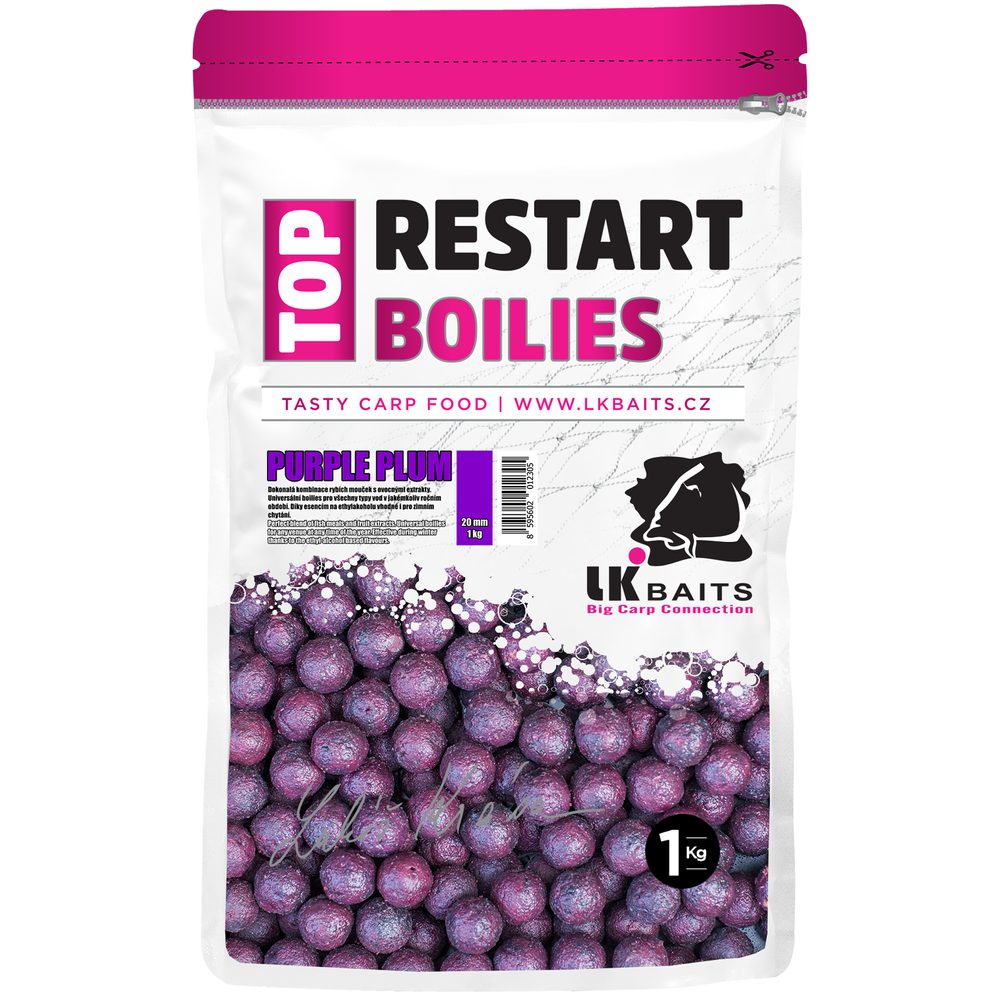 E-shop LK Baits Boilie TopRestart Purple Plum 1kg,LK Baits Boilie TopRestart Purple Plum 1kg