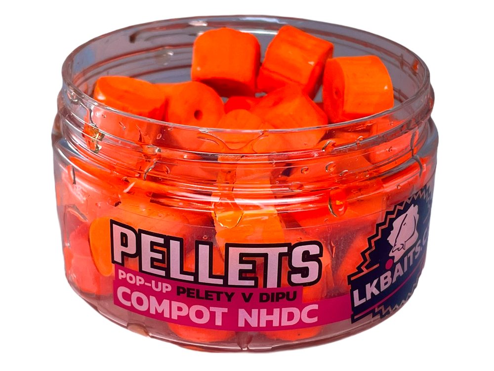 E-shop LK Baits Pop-up Pelety v dipu Compot NHDC 40g,LK Baits Pop-up Pelety v dipu Compot NHDC 40g