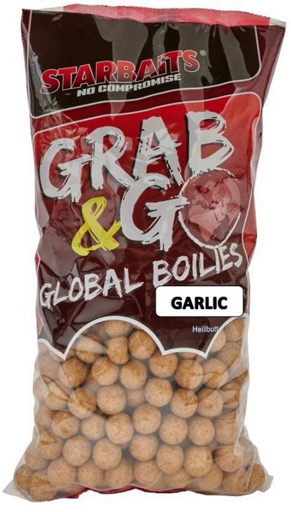 Fotografie Starbaits Boilie Global Garlic - 20mm 1kg