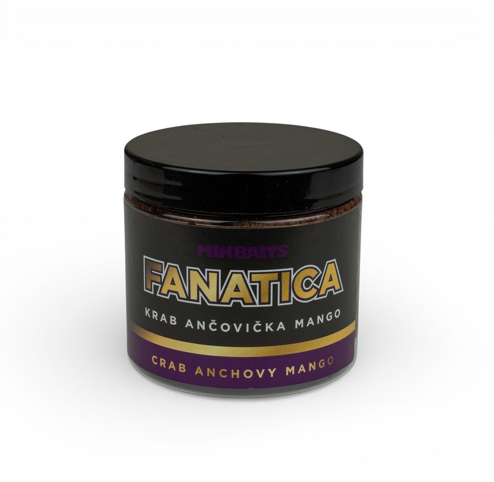 E-shop Mikbaits Těsto Fanatica 200g - Krab Ančovička Mango,Mikbaits Těsto Fanatica 200g - Krab Ančovička Mango