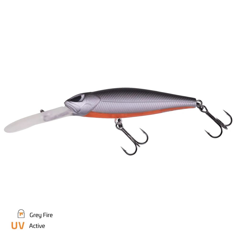 Zeck Wobler Hitch 75 DD - Grey Fire,Zeck Wobler Hitch 75 DD - Grey Fire