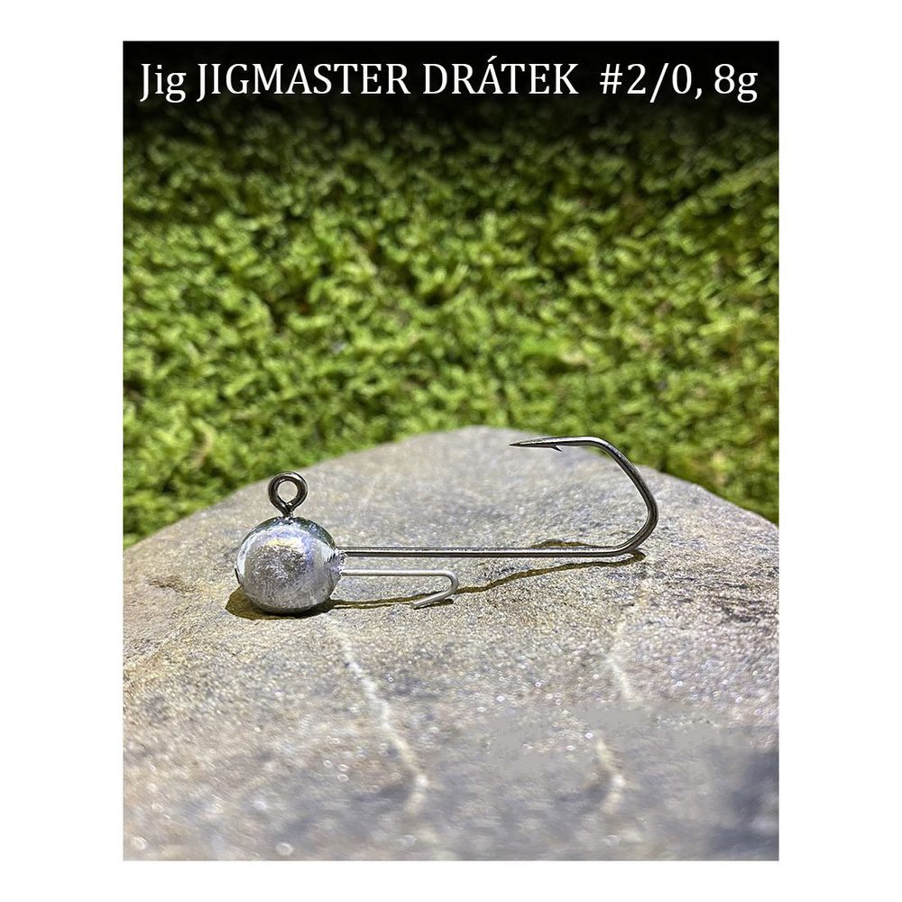 Fotografie Jigovky Jigové hlavičky Jigmaster Drátek vel.2/0 5ks - 20g