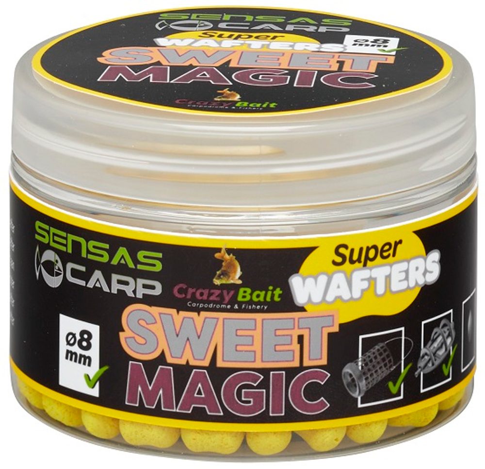 Fotografie Sensas Wafters Super Sweet Magic 8mm 80g - Ryba 80g