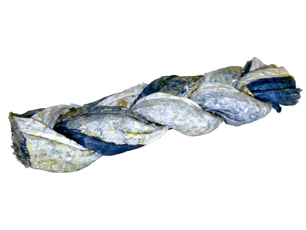 Fotografie LK Baits Pet Luxusní rybí copánky z kůže lososa 1ks