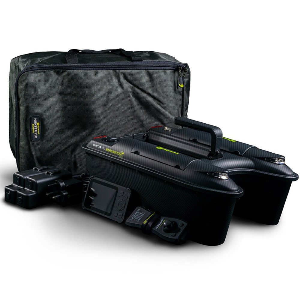 Fotografie RidgeMonkey Zavážecí Loďka Hunter 750 Bait Boat Echo Edition