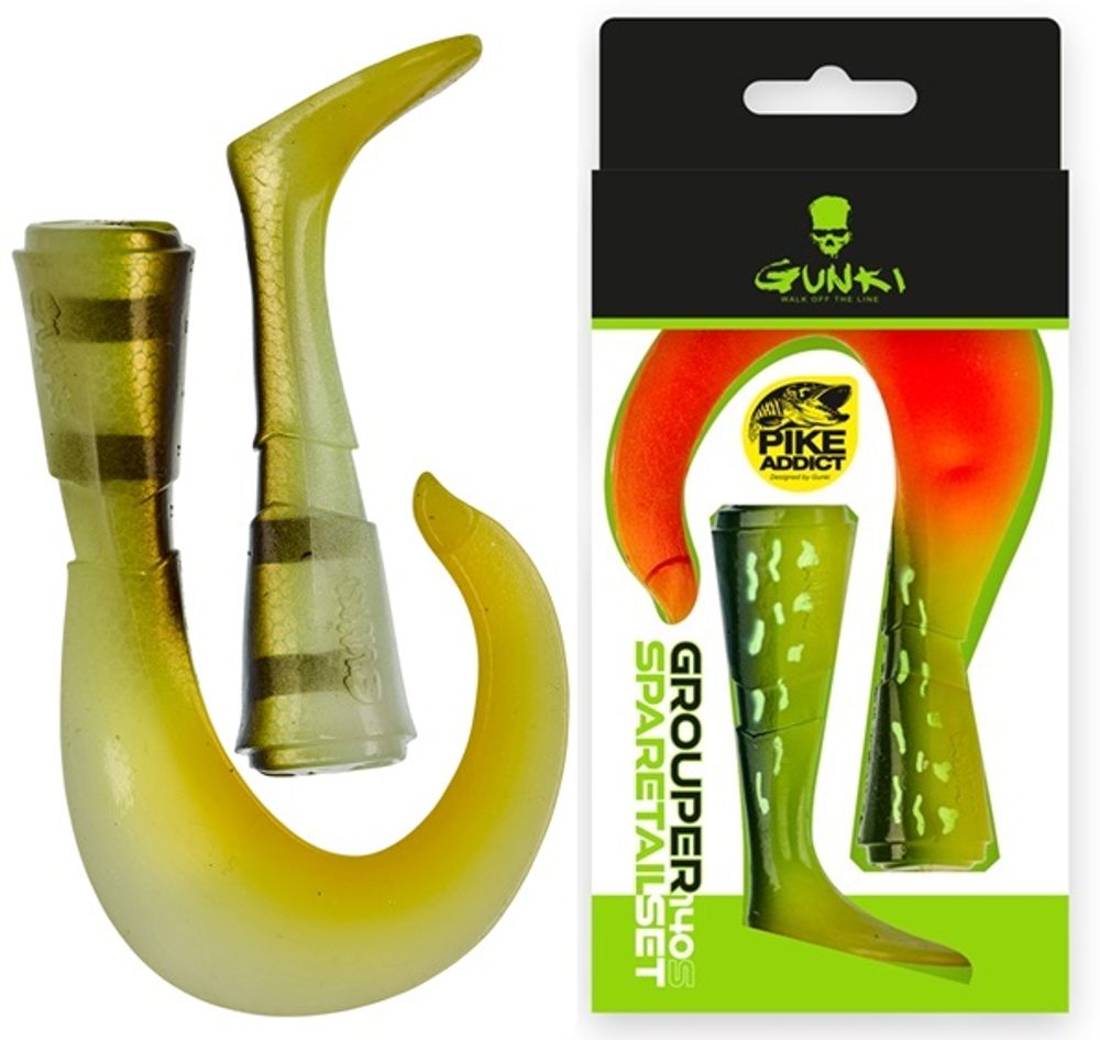 Gunki Náhradní ocásky Grouper 14cm S - Wild Perch