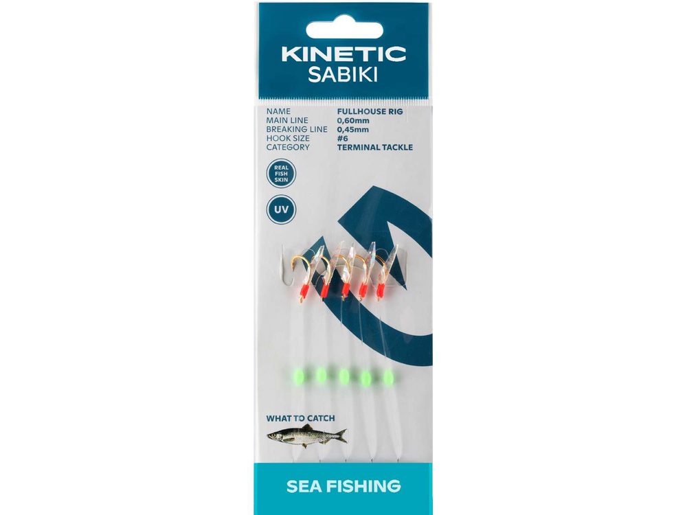 E-shop Kinetic Návazec Sabiki FullHouse Fishskin,Kinetic Návazec Sabiki FullHouse Fishskin