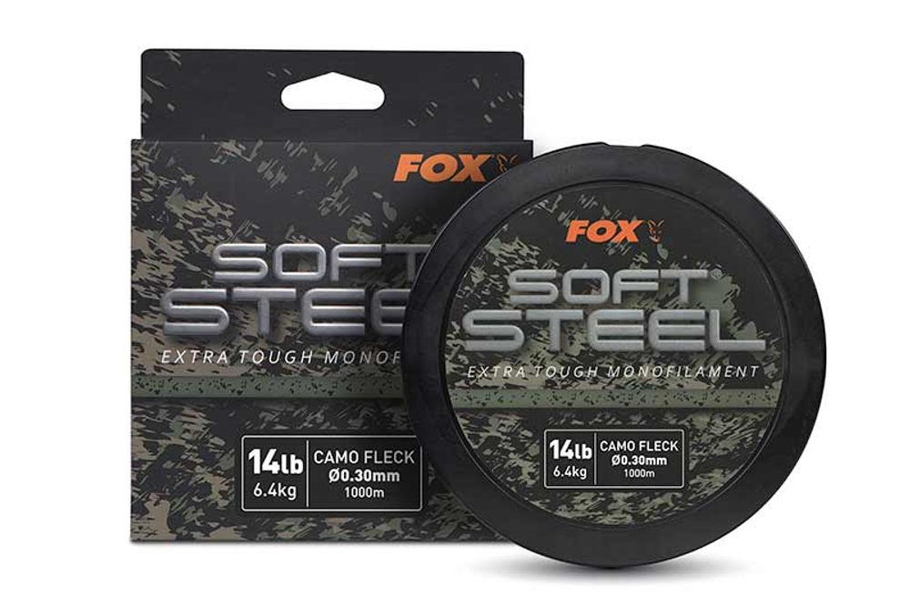 E-shop Fox Vlasec Soft Steel Fleck Camo Mono 1000m - 0,30mm 6,4kg,Fox Vlasec Soft Steel Fleck Camo Mono 1000m - 0,30mm 6,4kg