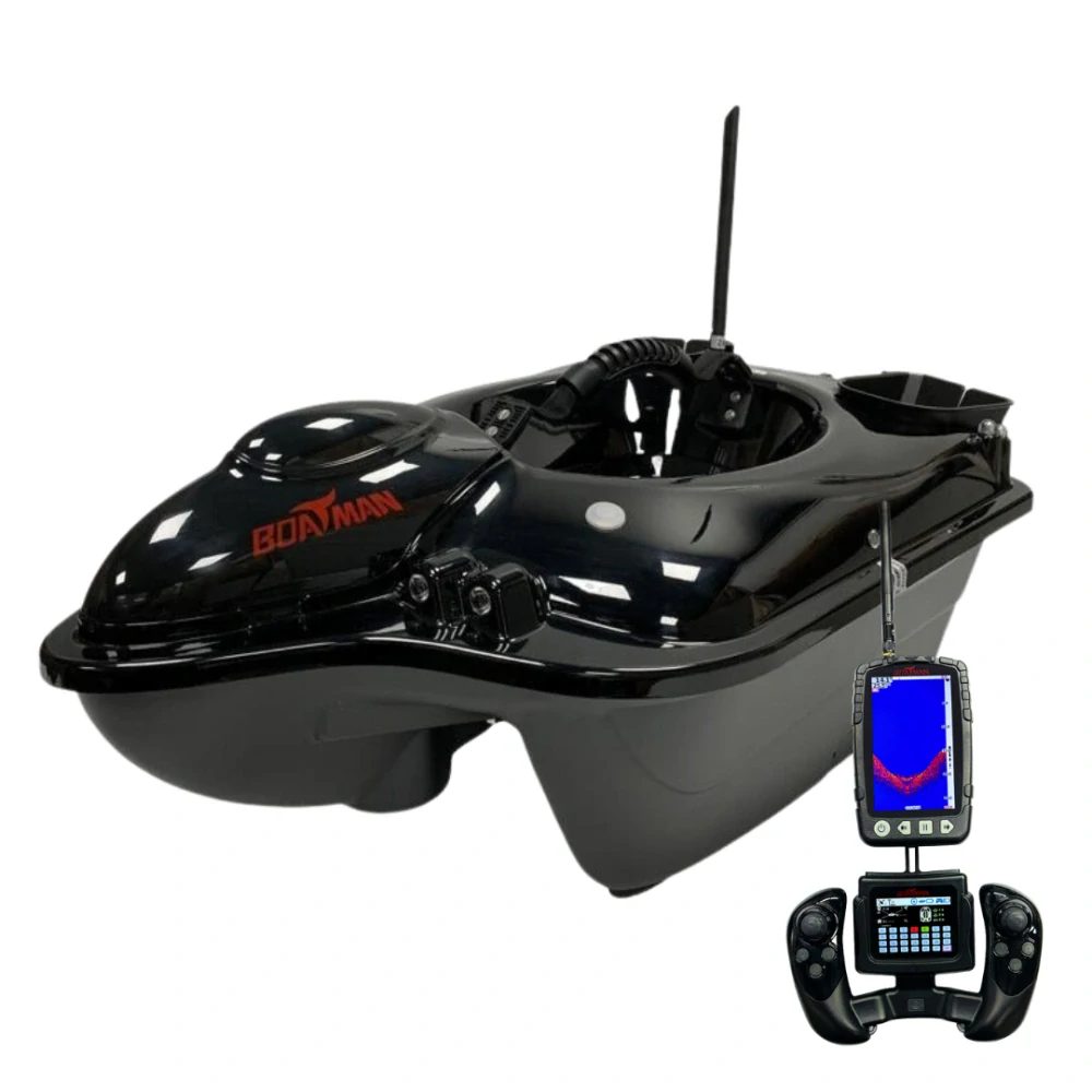 Boatman Zavážecí lodička Fighter Pro s GPS a Echolotem Černá,Boatman Zavážecí lodička Fighter Pro s GPS a Echolotem Černá